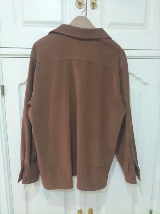Camisa marrón talla 46