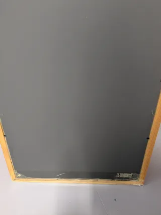 Specchio da parete IKEA RAM con cornice in legno