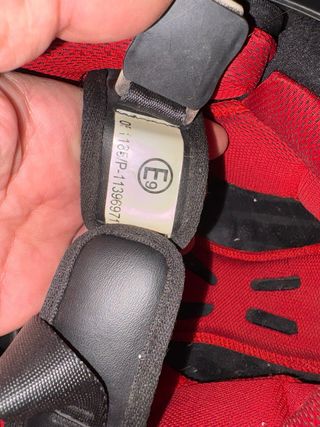 Casco Motocross Niño Azul