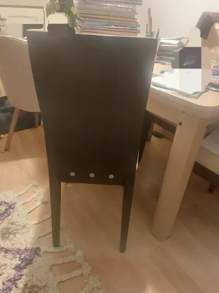 Sillas de comedor, 4 unidades