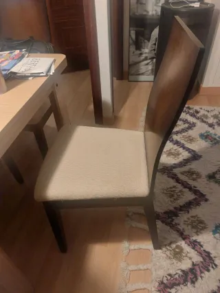 Sillas de comedor, 4 unidades