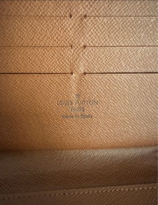 Cartera Louis Vuitton Zippy Monogram Marrón