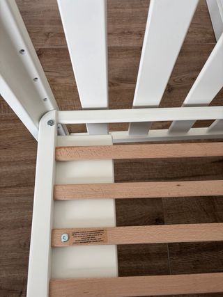 Cuna y colchón  Doco blanca