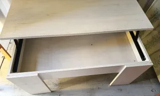 Mesa de centro elevable madera y metal