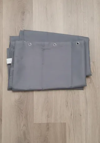 Tenda da bagno grigia 130x200cm