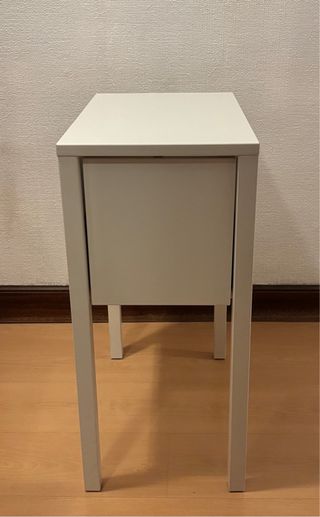 Mesita Noche NORDLI IKEA Blanca