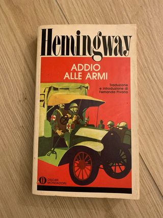 Libro “Addio alle armi”