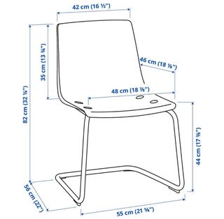 Sillas Tobías IKEA ( 6 sillas ,3 negras y 3 transp