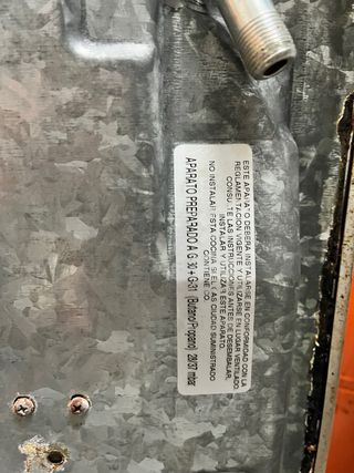 Encimera de gas 4 fuegos Butano/Propano