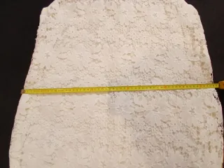 Vestido de encaje blanco talla XL