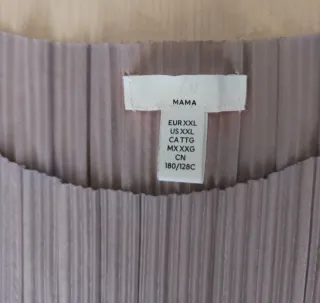 Conjunto premamá beige plisado