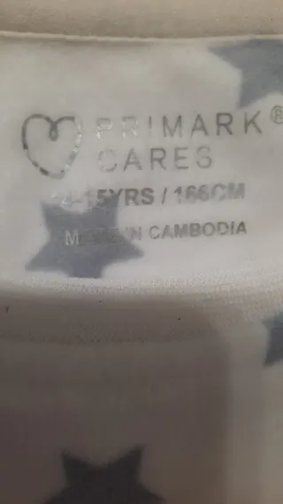 Pijama estrellas Primark