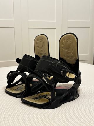 Fijaciones Snowboard Negras Drake