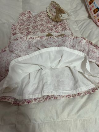 Vestido niña T5 y diadema a juego