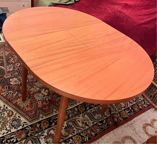 Mesa camilla extensible redonda 80cm