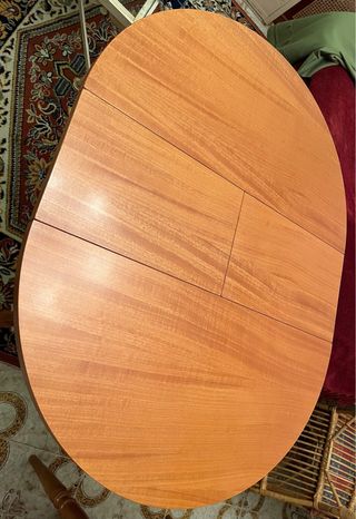 Mesa camilla extensible redonda 80cm