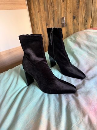 Botines terciopelo Zara Talla 38
