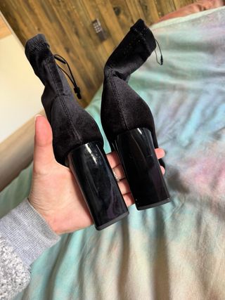 Botines terciopelo Zara Talla 38