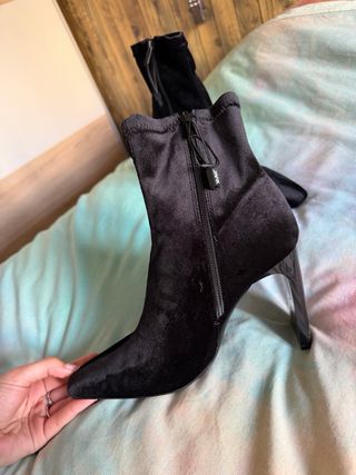 Botines terciopelo Zara Talla 38