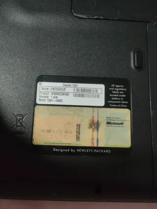 Compaq Presario CQ61 Portátil