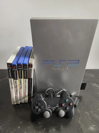 Consola PS2 + 5 Juegos