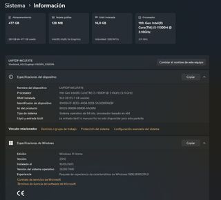 Portátil Asus Vivobook 2023 i5 16GB RAM