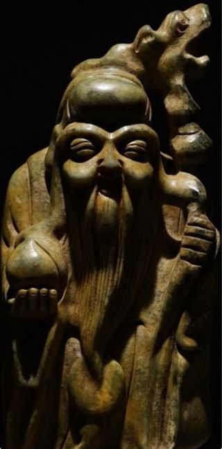 Antigua Escultura China Jade