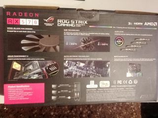 Tarjeta Gráfica ASUS ROG Strix RX570 8GB