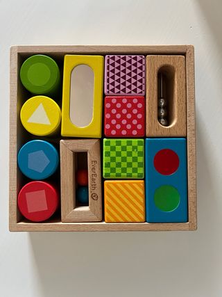 Bloques Sensoriales de Madera EverEarth