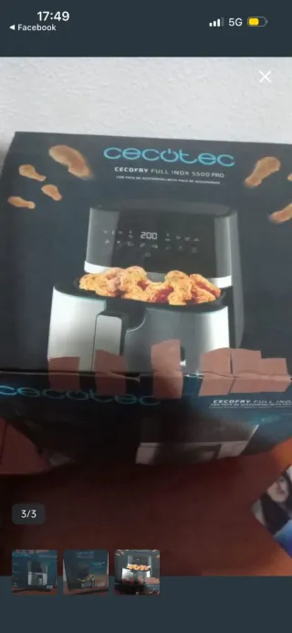 Cecofry Full Inox 5500 Pro Nueva