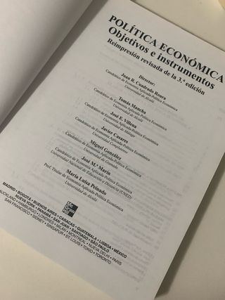 POLITICA ECONOMICA. ELABORACION, OBJETIVOS E IN...