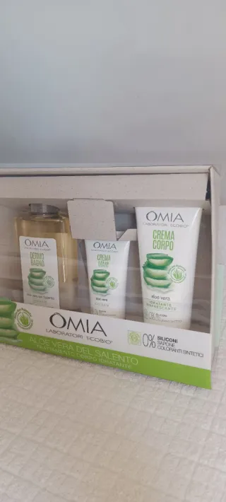 Set Omia Aloe Vera Bagno, Mani, Corpo