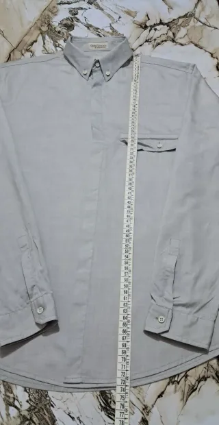 Camicia Gianni Versace Vintage Cotone Grigio XL