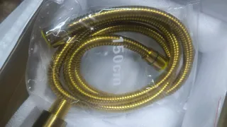 Chuveiro Teto Dourado Escovado Ø 30cm