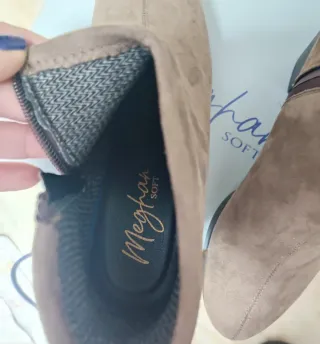 Botines Meghan Soft Marrones Tacon