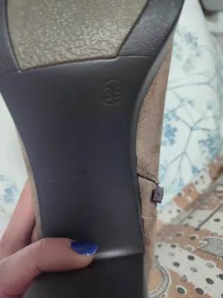 Botines Meghan Soft Marrones Tacon