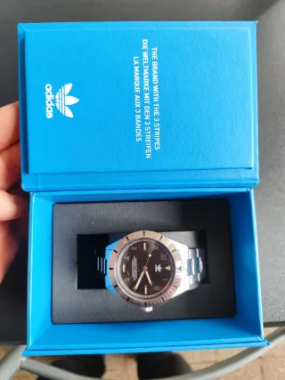 Orologio Adidas Argento e Nero model 3