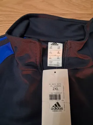 Chándal Adidas Negro y Azul Talla XXL