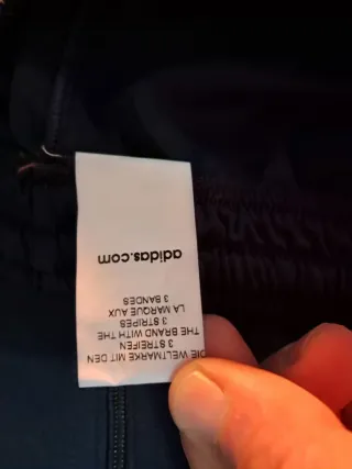 Chándal Adidas Negro y Azul Talla XXL