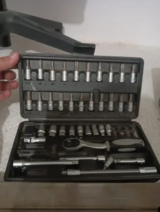 Kit de carraca y puntas herramienta profesional