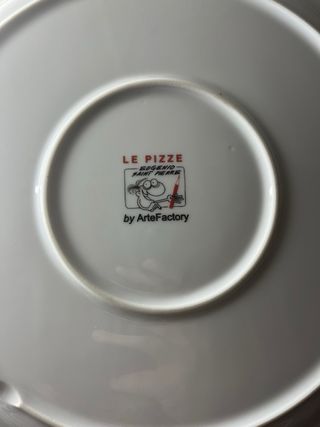 Servizio 6 piatti pizza Arte Factory
