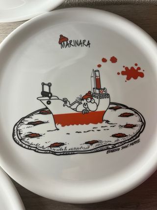 Servizio 6 piatti pizza Arte Factory