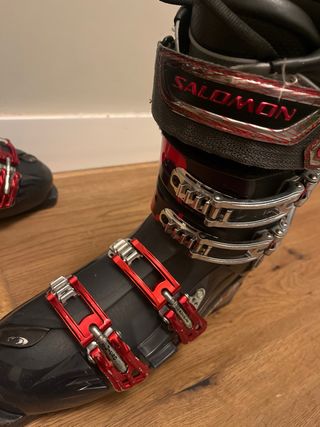 Botas de Esquí Salomon Negras y Rojas