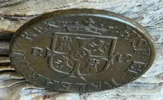 Moneda Fernando VII 12 Dineros 1812 Mallorca EBC.