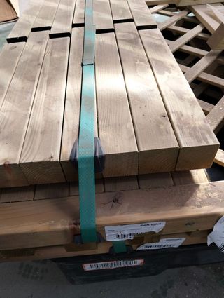 Jardinera con celosía de madera Palmako Gerda 80x40x138cm