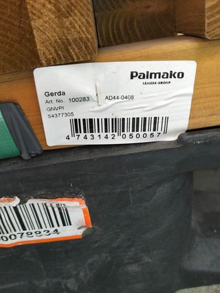 Jardinera con celosía de madera Palmako Gerda 80x40x138cm