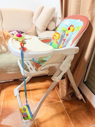 Silla de bebé con estampado de animales