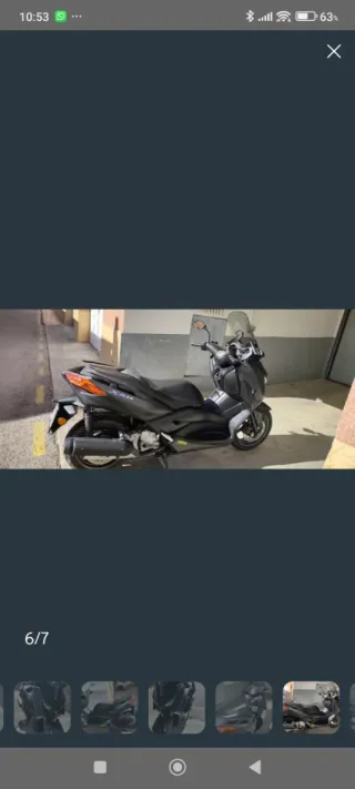 Yamaha Xmax 125cc Negra año 2020 19.300km