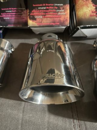 Cola escape inox Racing universal NUEVAS 15€