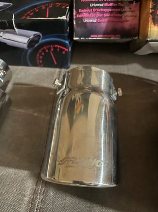 Cola escape inox Racing universal NUEVAS 15€